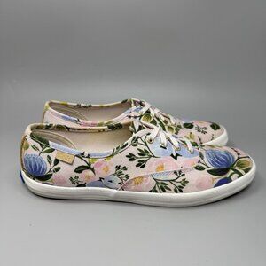 Keds x Rifle Paper Co Floral Sneakers Womens Size 9